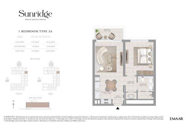1 Bedroom Corner